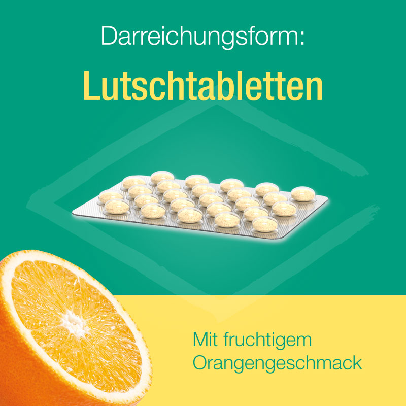 ZINKLETTEN Verla Orange  100 St Lutschtabletten
