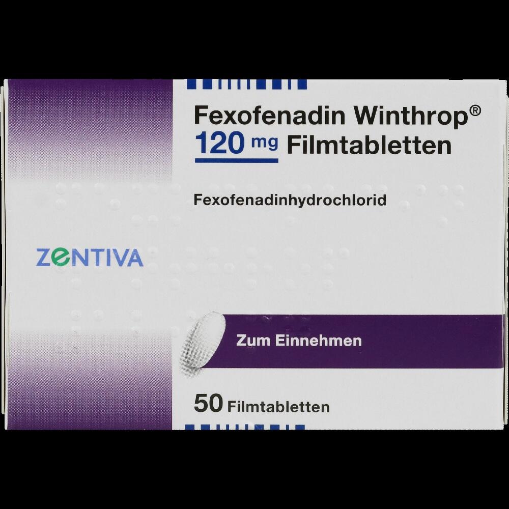 Fexofenadin Winthrop 120mg 50 St Filmtabletten