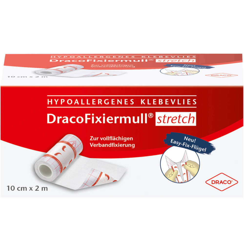 DRACOFIXIERMULL stretch 10 cmx2 m 1 St Pflaster