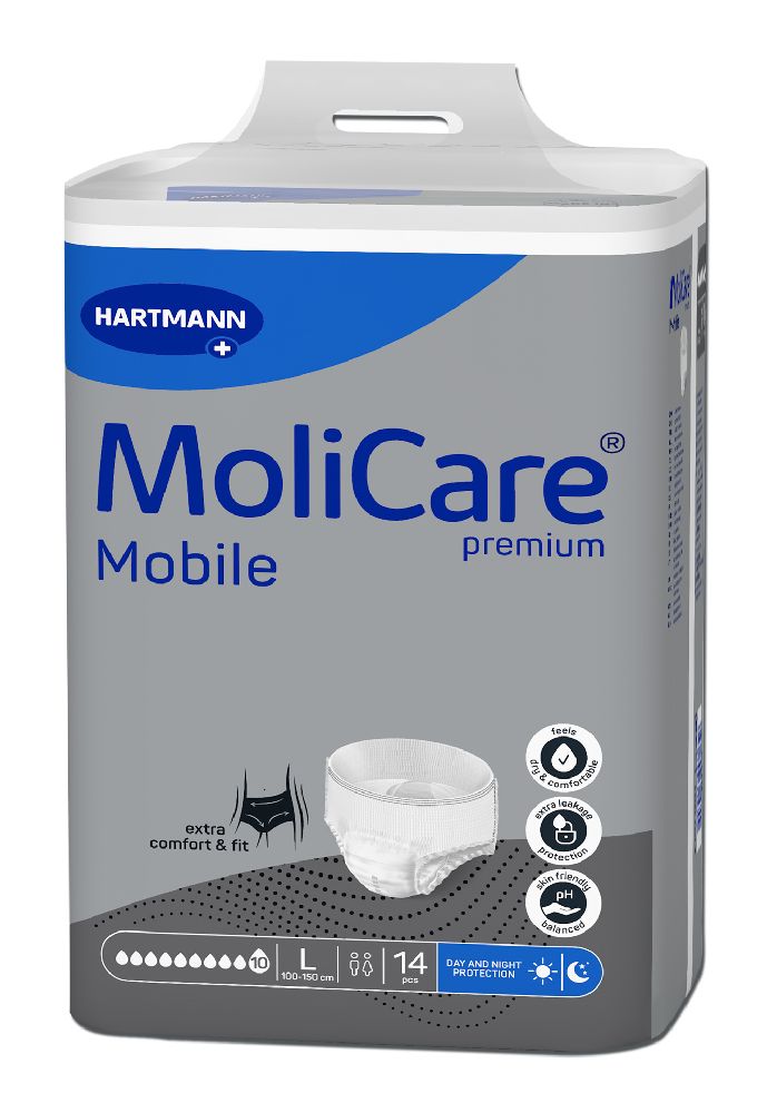 MoliCare Premium Mobile 10 Tropfen Größe L 14 St Beutel