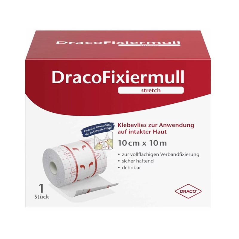 DracoFixiermull stretch 15 cm x 10 m 1 St Pflaster