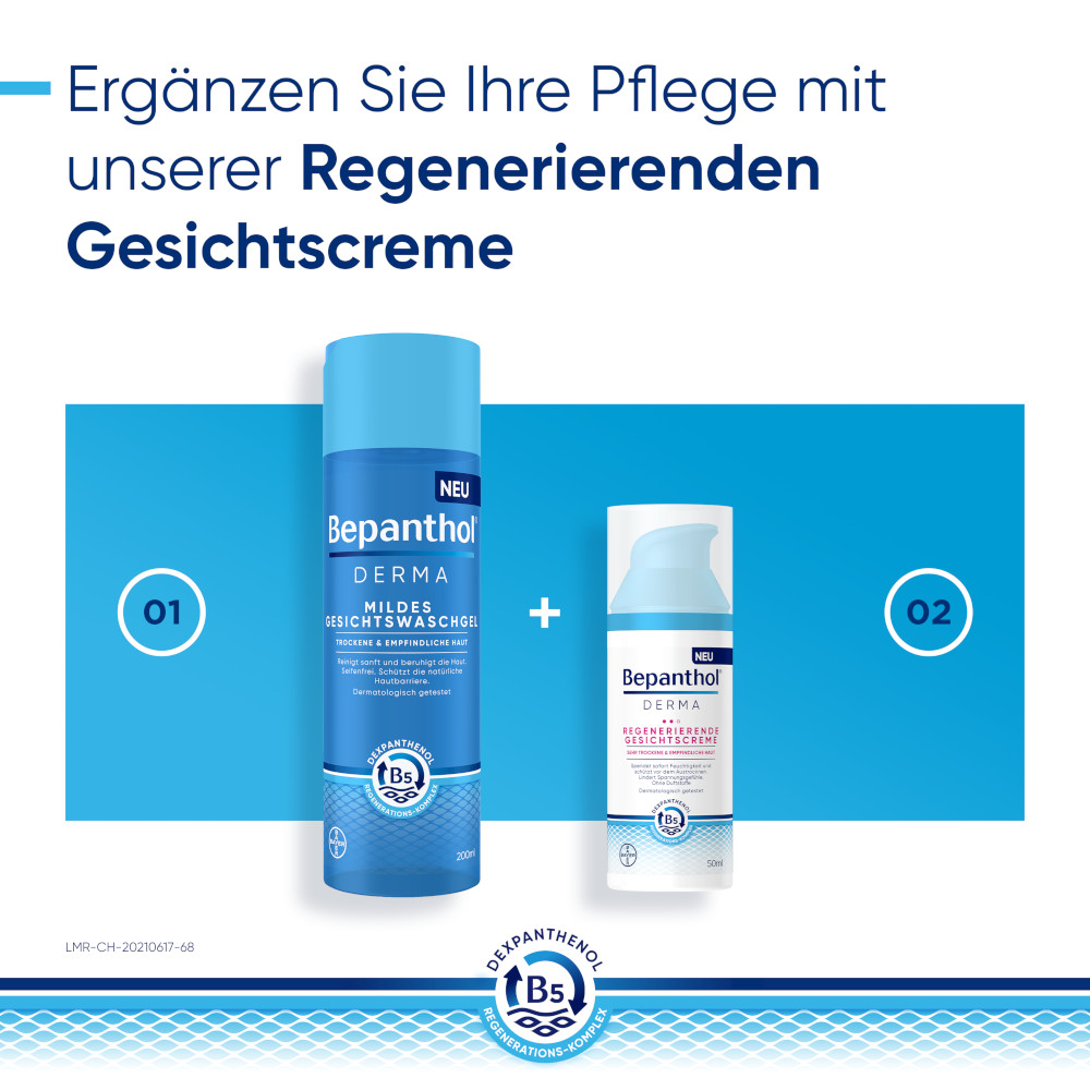 Bepanthol DERMA Mildes Gesichtswaschgel 1X200 ml Gel