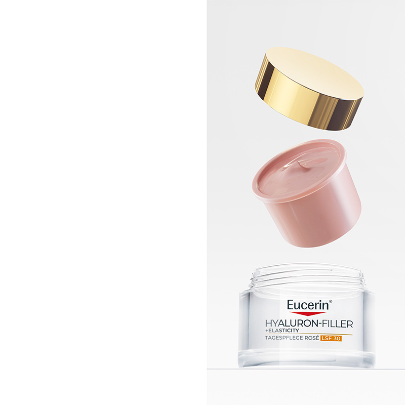 Eucerin HYALURON FILLER + ELASTICITY ROSÉ Tag LSF 30 Nachfüllpack 50 ml Creme