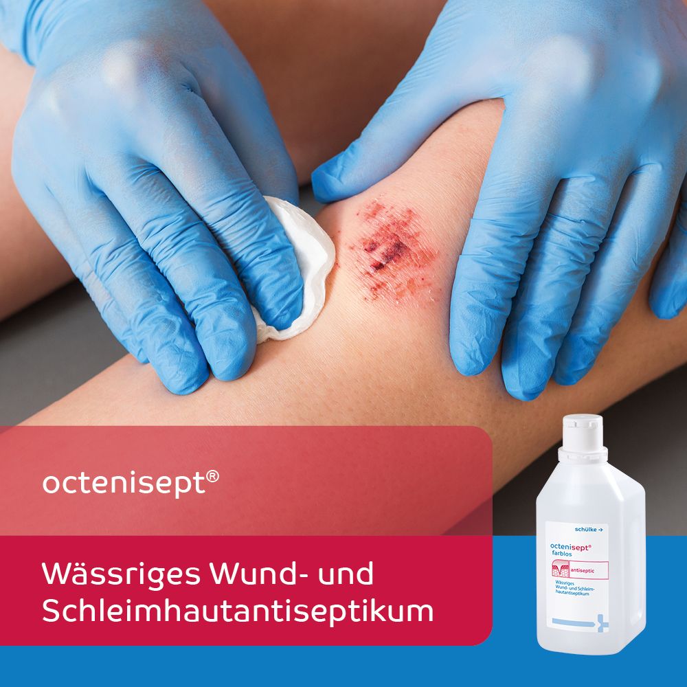 octenisept antiseptic Wund- und Schleimhautantiseptikum  farblos 1 l Lösung