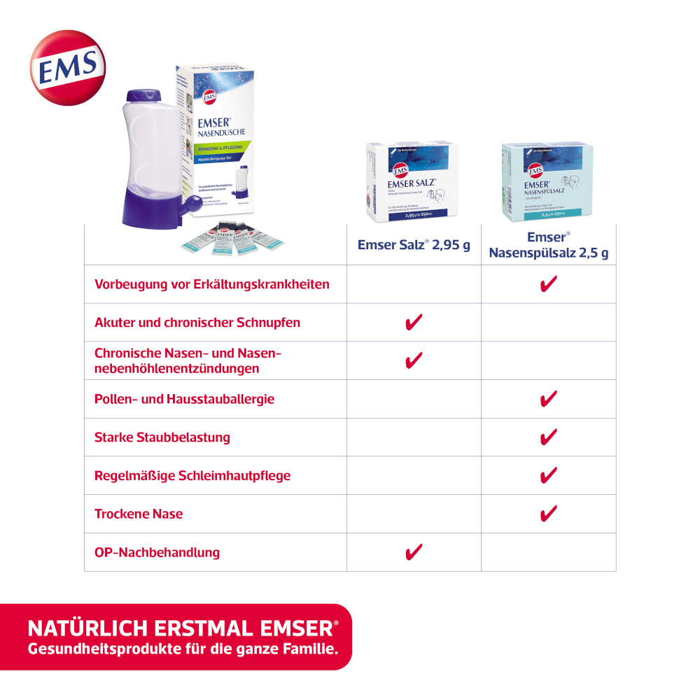 EMSER Nasenspülsalz 20 St Pulver