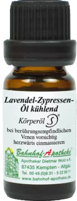 Lavendel-Zypressen-Öl kühlend 10 ml Öl