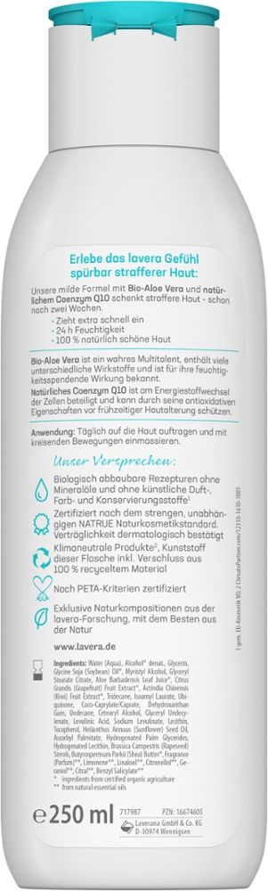 lavera BASIS SENSITIV BODYLOTION STRAFFEND 250 ml Lotion