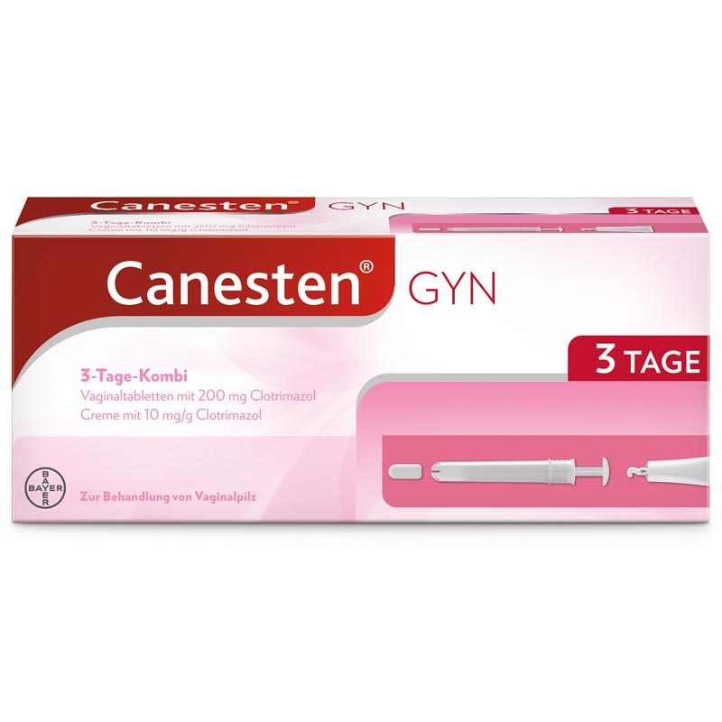 Canesten GYN 3-Tage Kombi zur effektiven Behandlung von Scheidenpilz 1 Packung Kombipackung