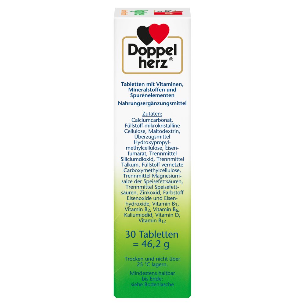 Doppelherz aktiv Vegetarier Vitamine + Mineralstoffe  30 St Tabletten