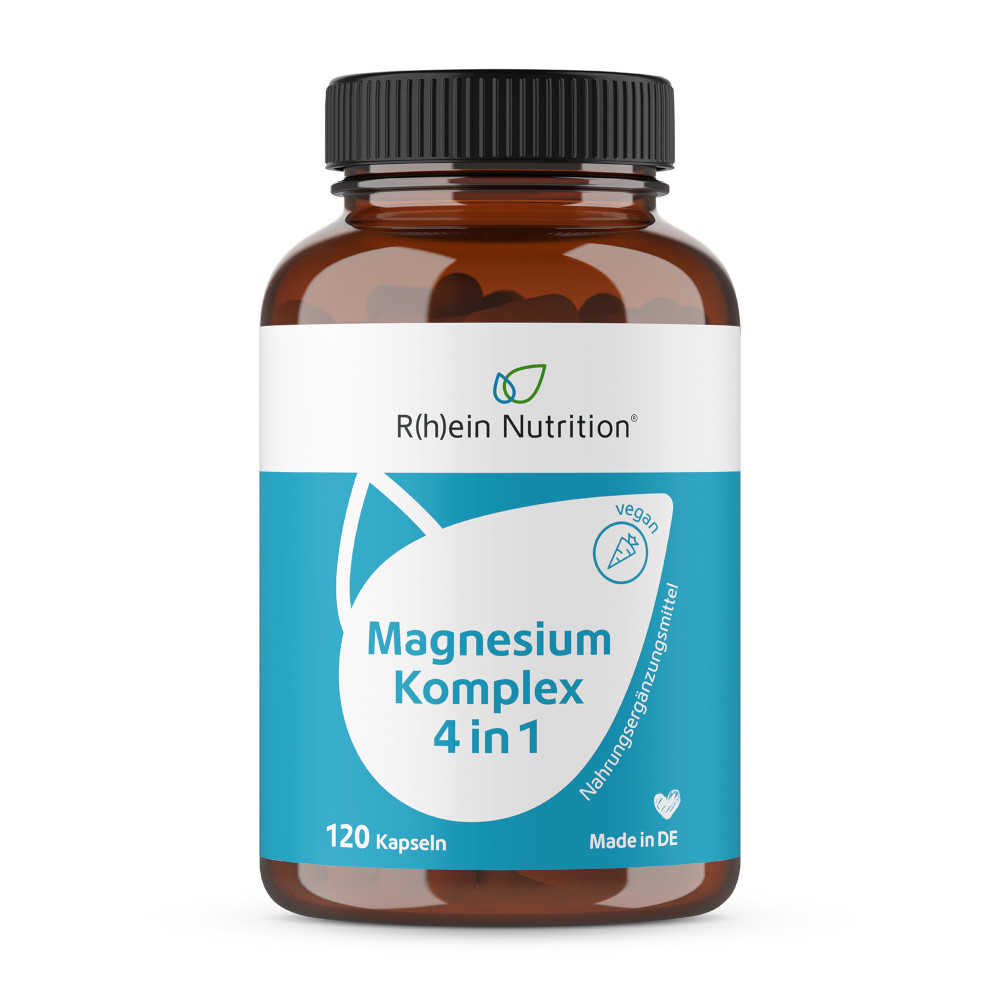 R(h)ein Nutrition Magnesium Komplex 4 in 1 hochdosiert 120 St Kapseln