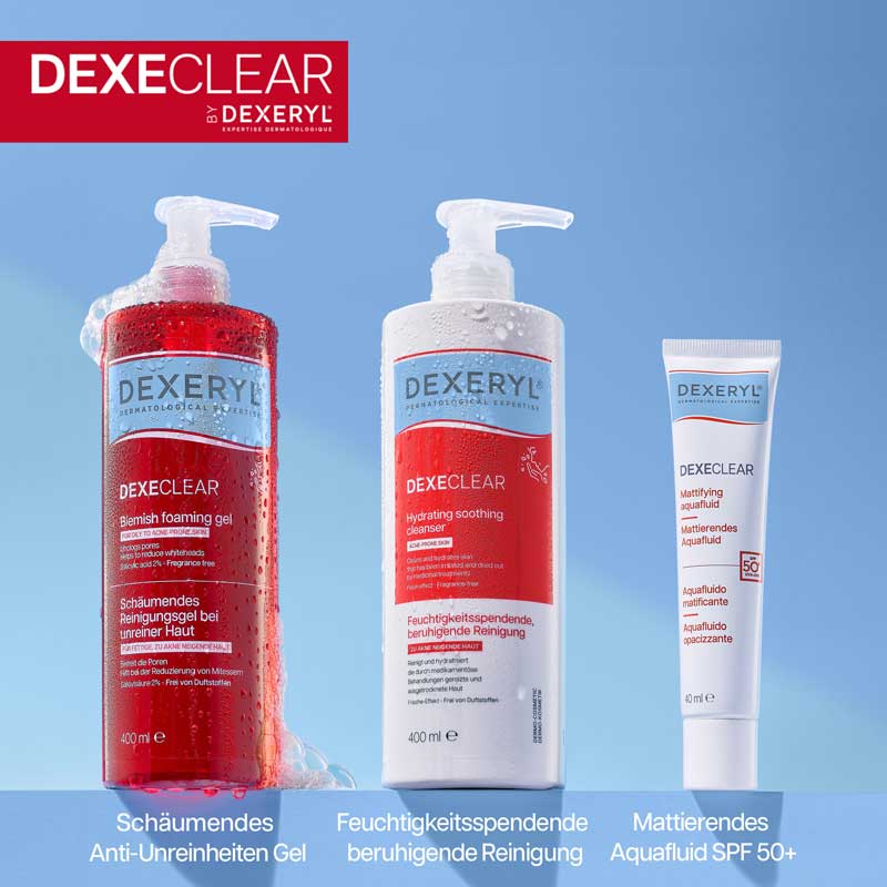 DEXERYL DEXECLEAR mattierendes Aquafluid SPF50+ 40 ml Emulsion