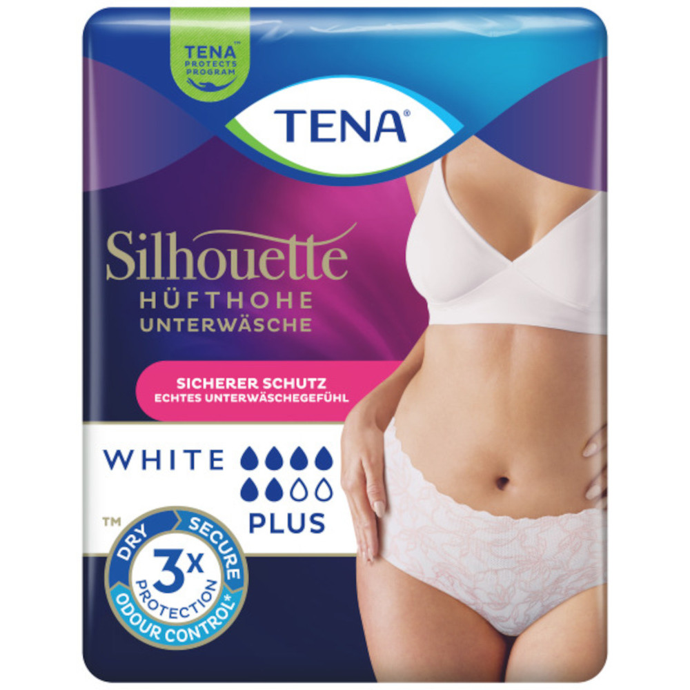 TENA Silhouette PLUS WHITE L 2X10 St
