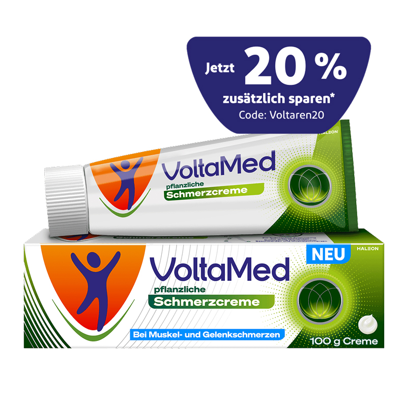 VoltaMed pflanzliche Schmerzcreme - Jetzt 20% sparen- Jetzt 20% sparen - Jetzt 20% sparen 100 g Creme