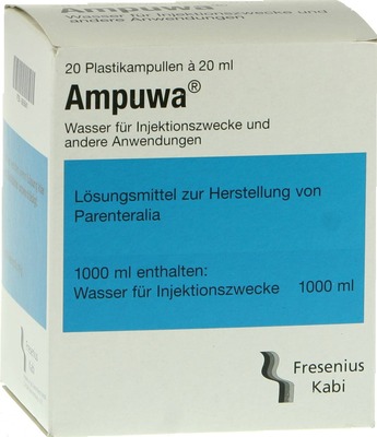 AMPUWA Plastikampullen Injektions-/Infusionslsg. 20X20 ml Injektions-/Infusionslösung