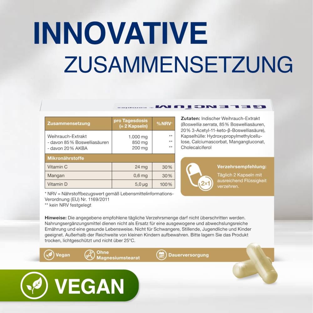 GELENCIUM Weihrauch Plus 60 St Kapseln