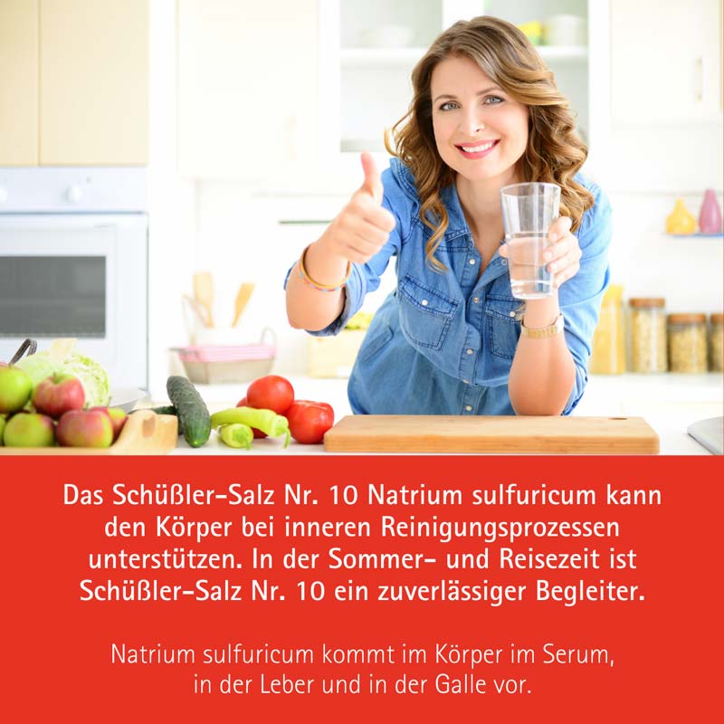 Schüßler-Salz Nr. 10 Natrium sulfuricum D6 15 g Globuli