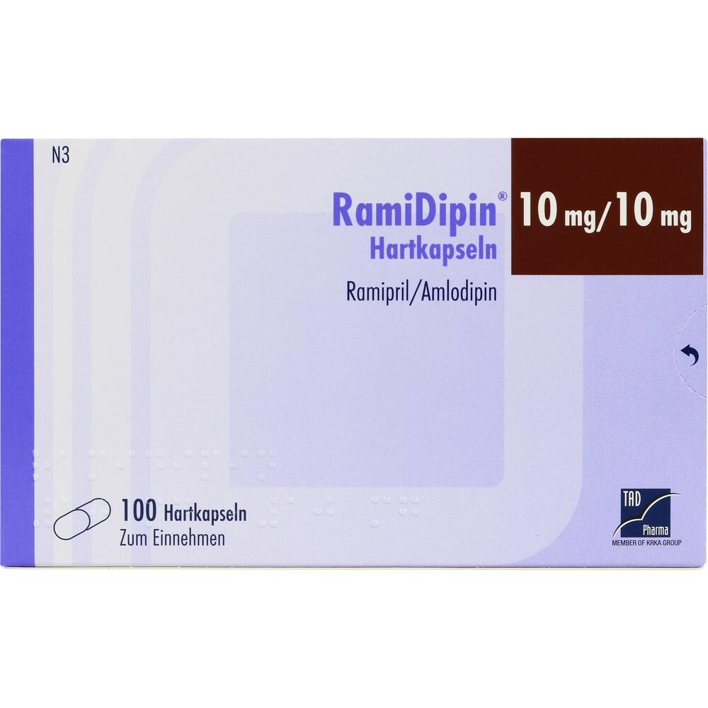 RamiDipin 10mg/10mg Hartkapseln 100 St Hartkapseln