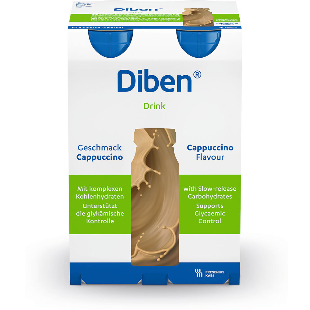 Diben DRINK Trinknahrung Cappuccino 24X200 ml Flüssigkeit