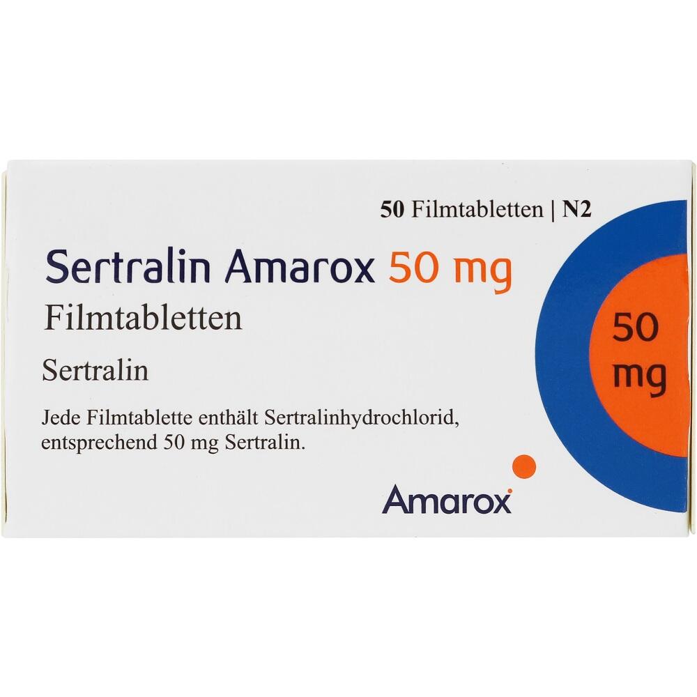 Sertralin Amarox 50 mg 50 St Filmtabletten
