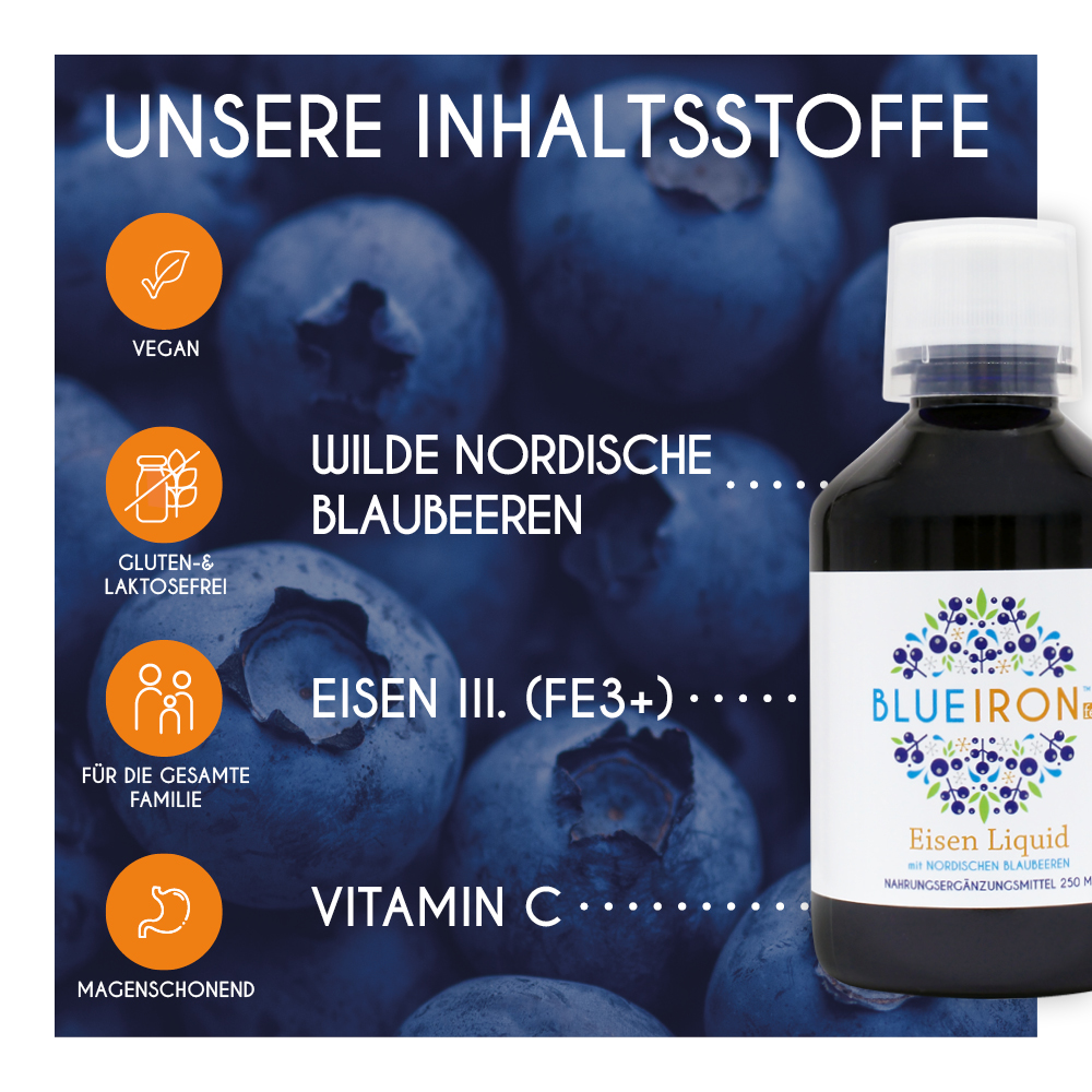 BLUE IRON Eisen Liquid 250 ml Flüssigkeit zum Einnehmen
