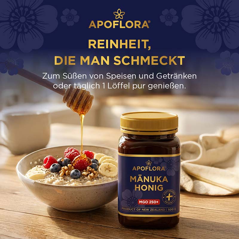 APOFLORA MANUKA HONIG MGO 250+ 500 g