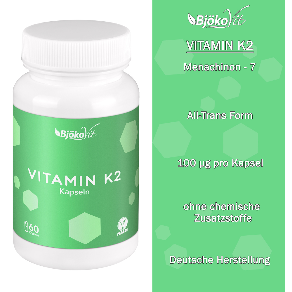VITAMIN K2 MK7 all-trans vegan Kapseln  60 St Kapseln
