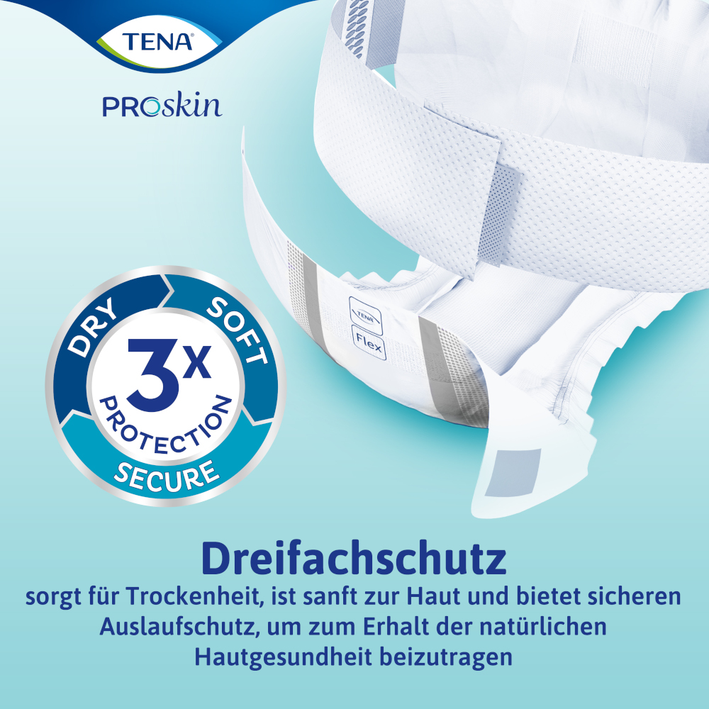 TENA PROskin Flex PLUS L 3X30 St