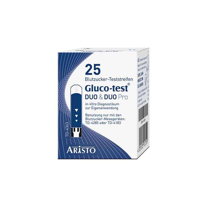 Gluco-test DUO & DUO Pro 25 St Teststreifen