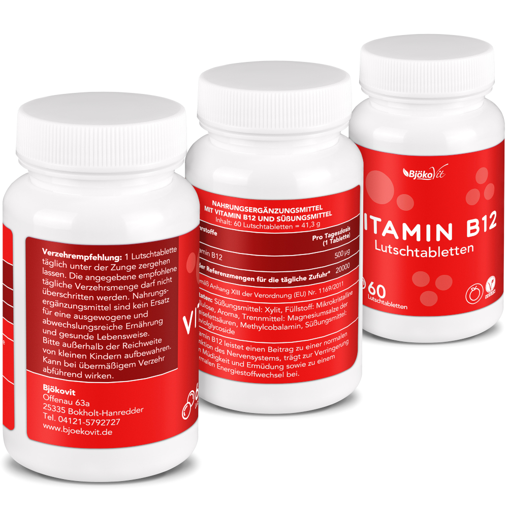 VITAMIN B12 vegan  60 St Lutschtabletten