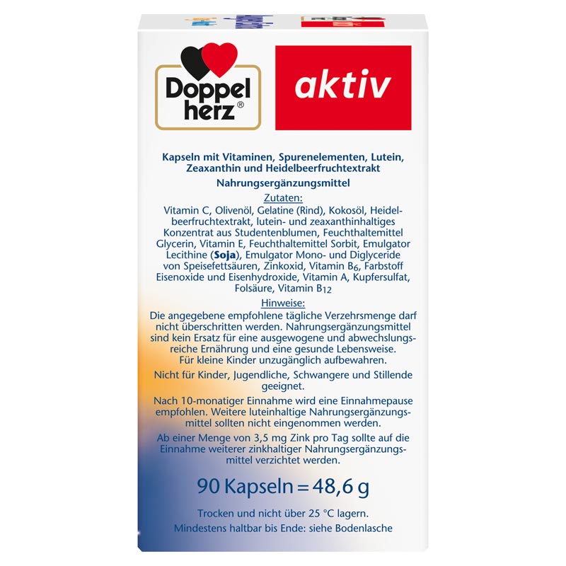 Doppelherz aktiv Augen Extra Tag + Nacht  90 St Kapseln