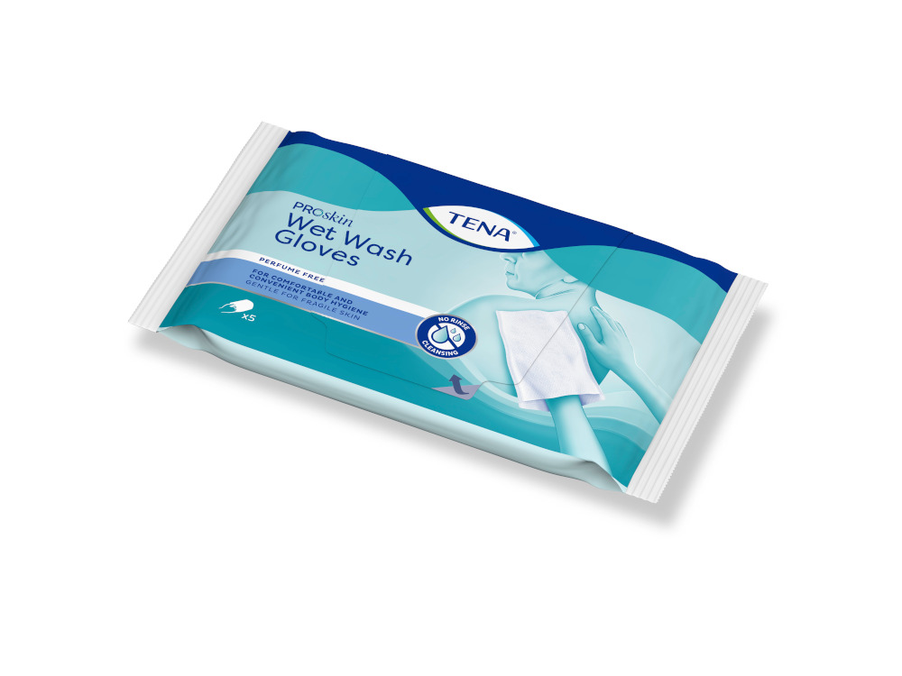 TENA PROskin Wet Wash Gloves  5 St