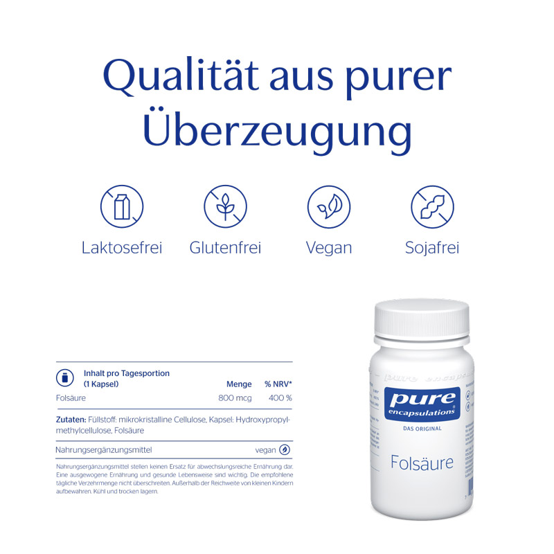 pure encapsulations Folsäure 60 St Kapseln