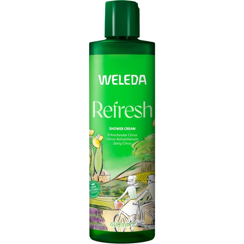 WELEDA Refresh SHOWER CREAM Citrus 400 ml Duschgel