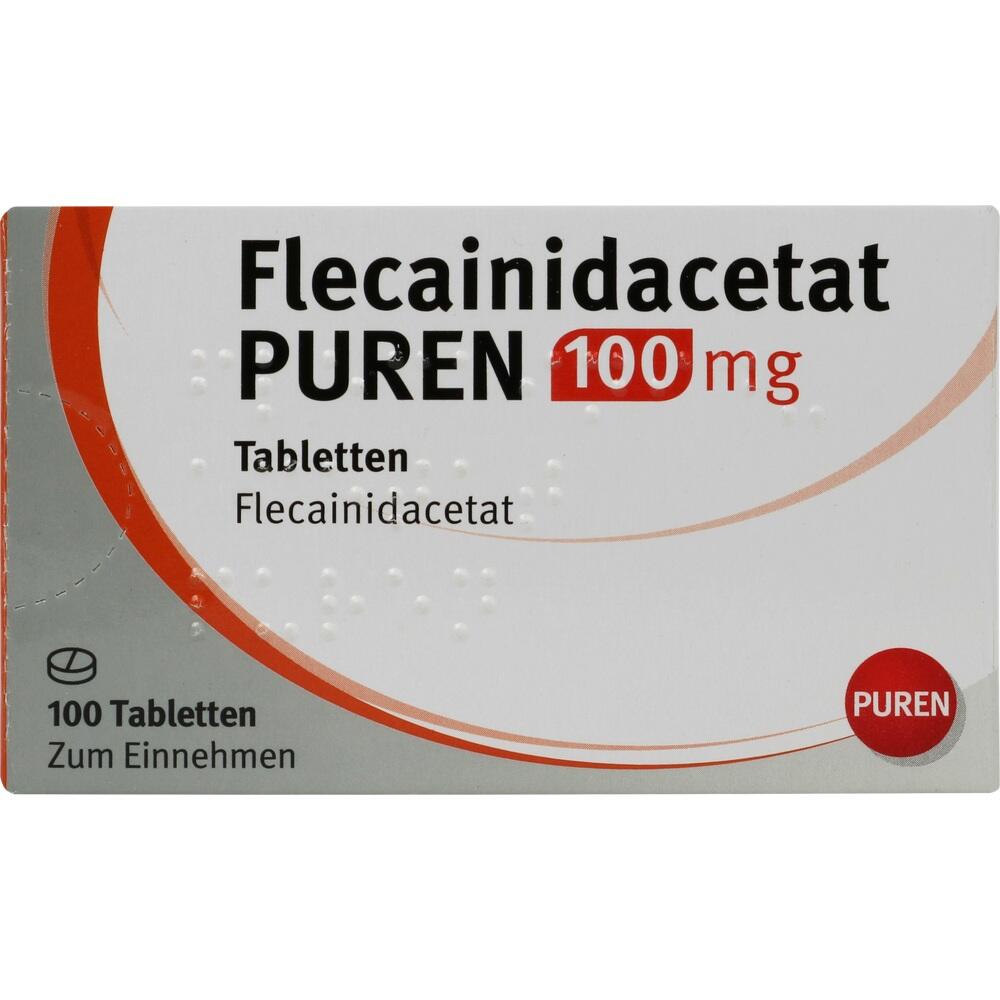 FLECAINIDACETAT PUREN 100 mg Tabletten 100 St Tabletten