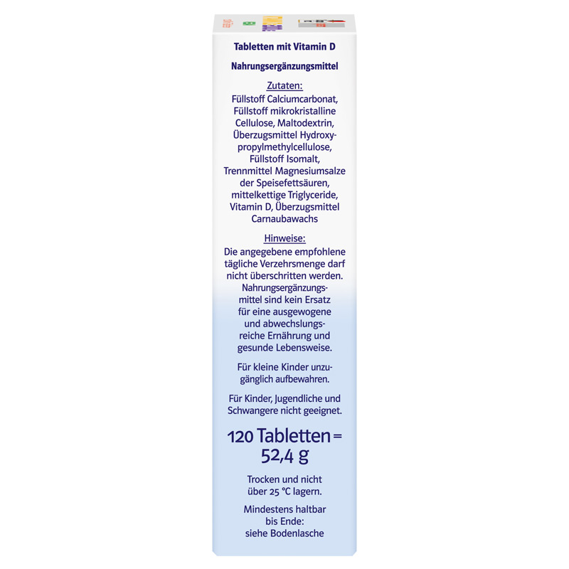 Doppelherz system VITAMIN D3 2000 I.E. VEGAN 120 St Tabletten