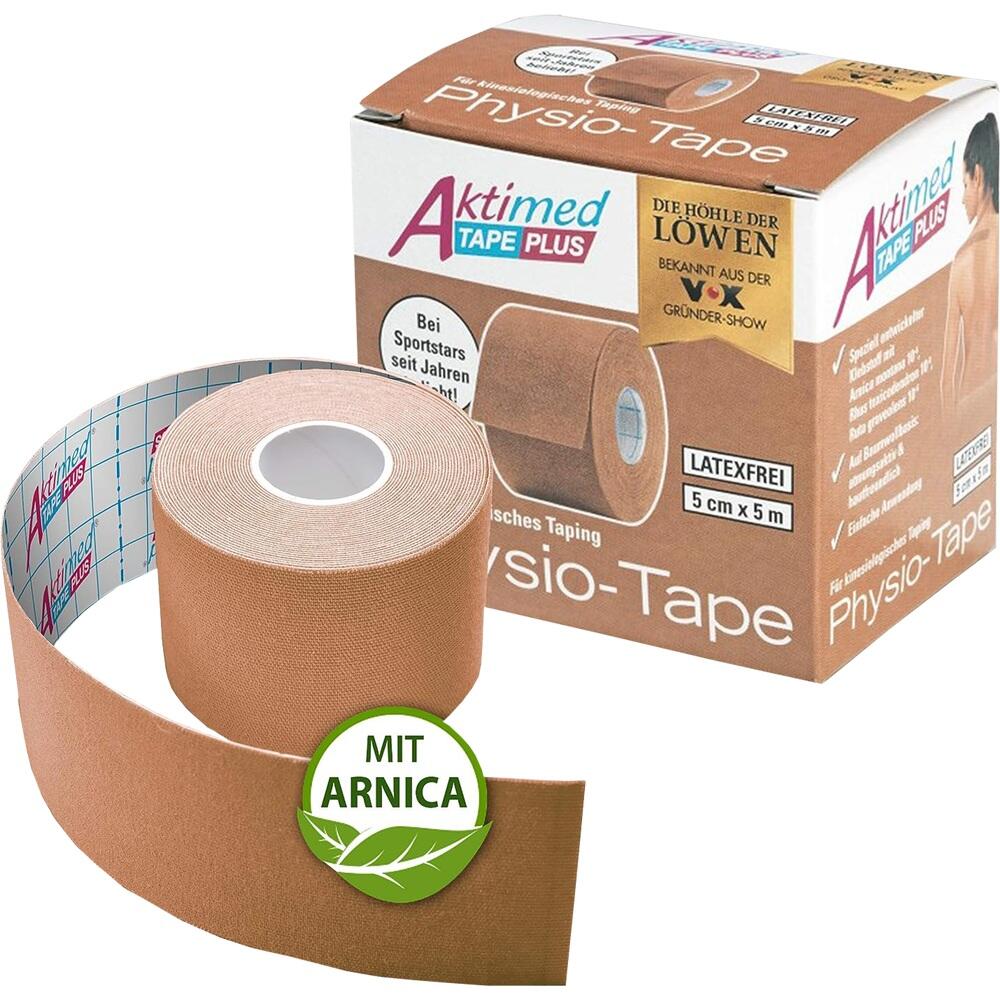 AKTIMED Tape Plus elast.m.Zusatzn.5cmx5m beige 1 St Verband