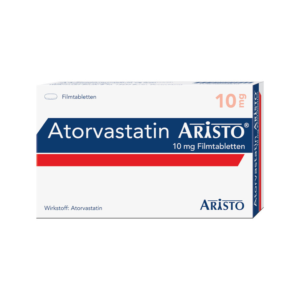 Atorvastatin Aristo 10mg 50 St Filmtabletten