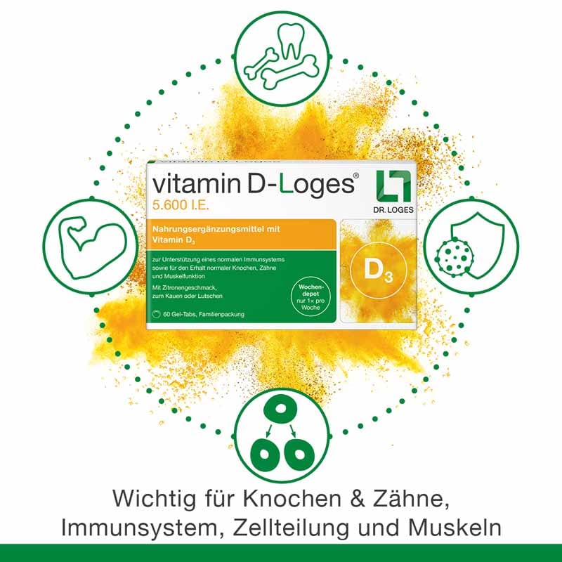 vitamin D-Loges 5.600 I.E.  30 St Kautabletten