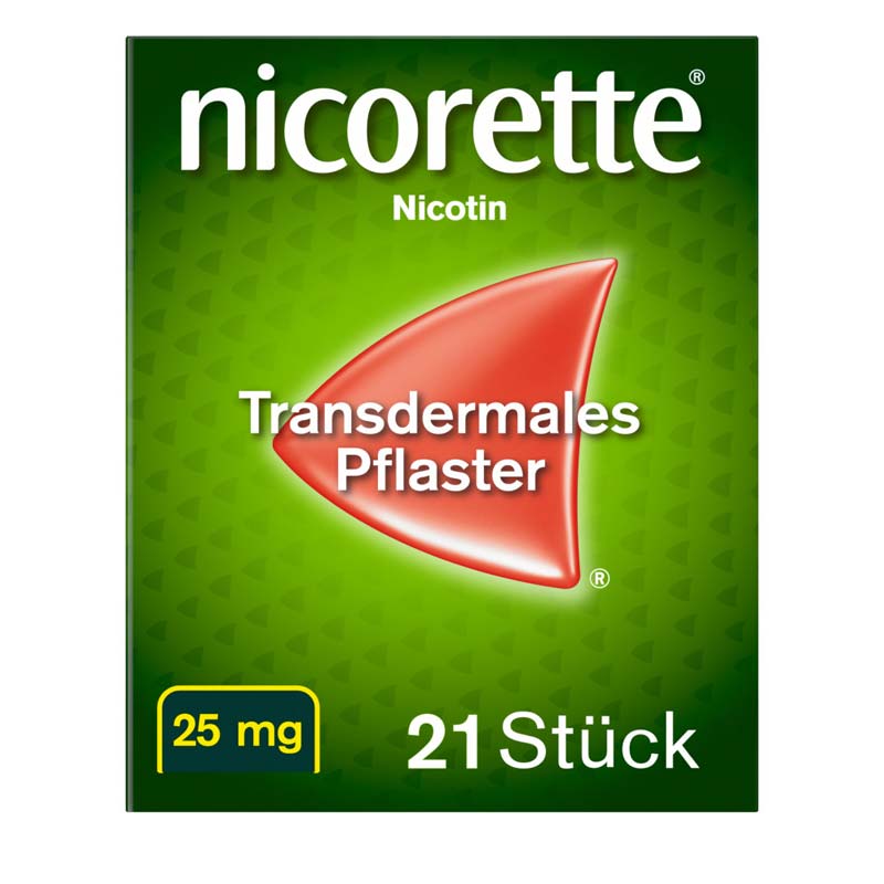nicorette Transdermales Pflaster 25 mg 21 St Pflaster transdermal