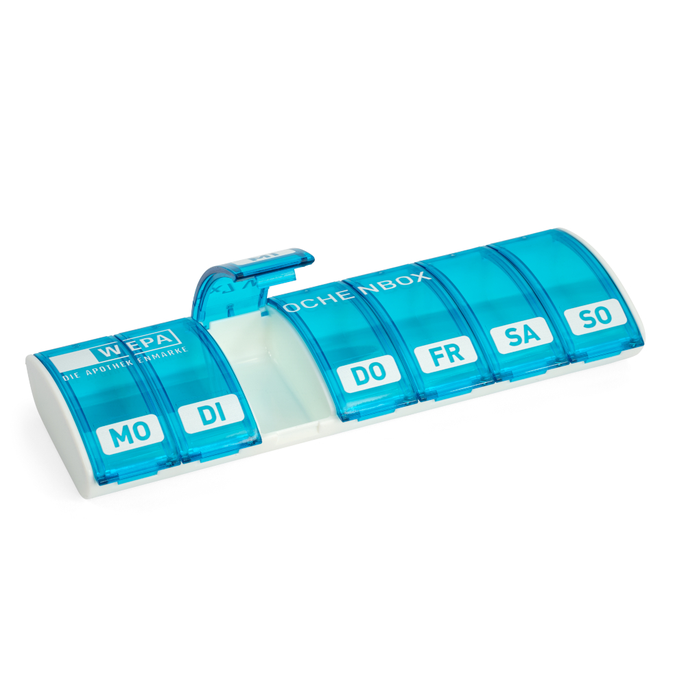 WEPA 1x7 Wochenbox türkis UV-Schutz+ 1 St