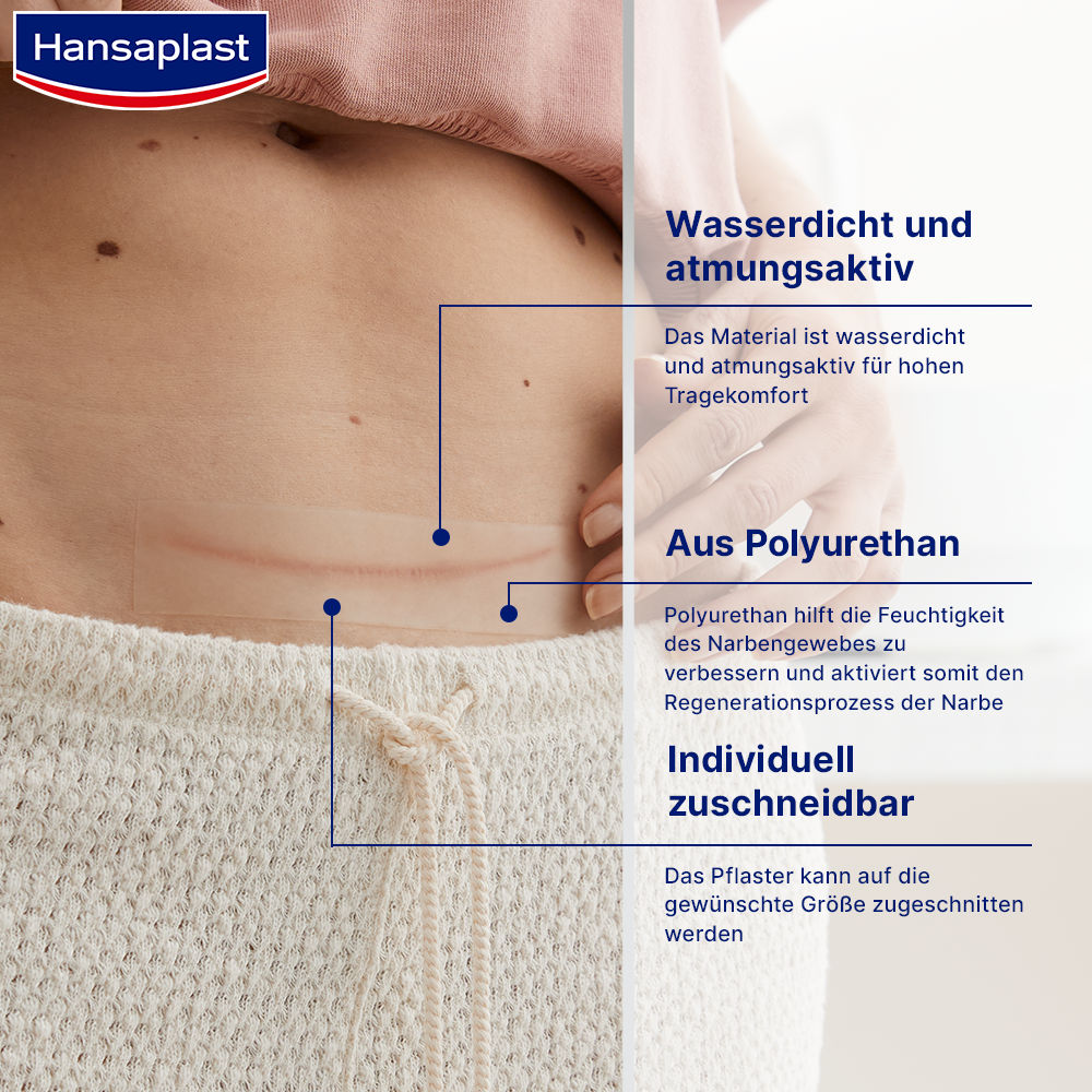 Hansaplast Narben Reduktion XL, 21 Pflaster 21 St Pflaster