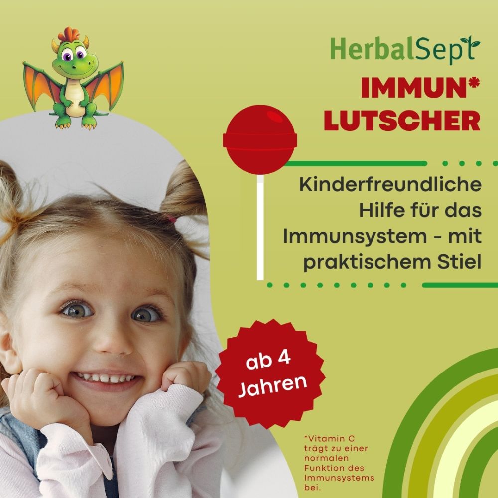 DR.THEISS HerbalSept Immun Lutscher Kids 6 St Bonbons