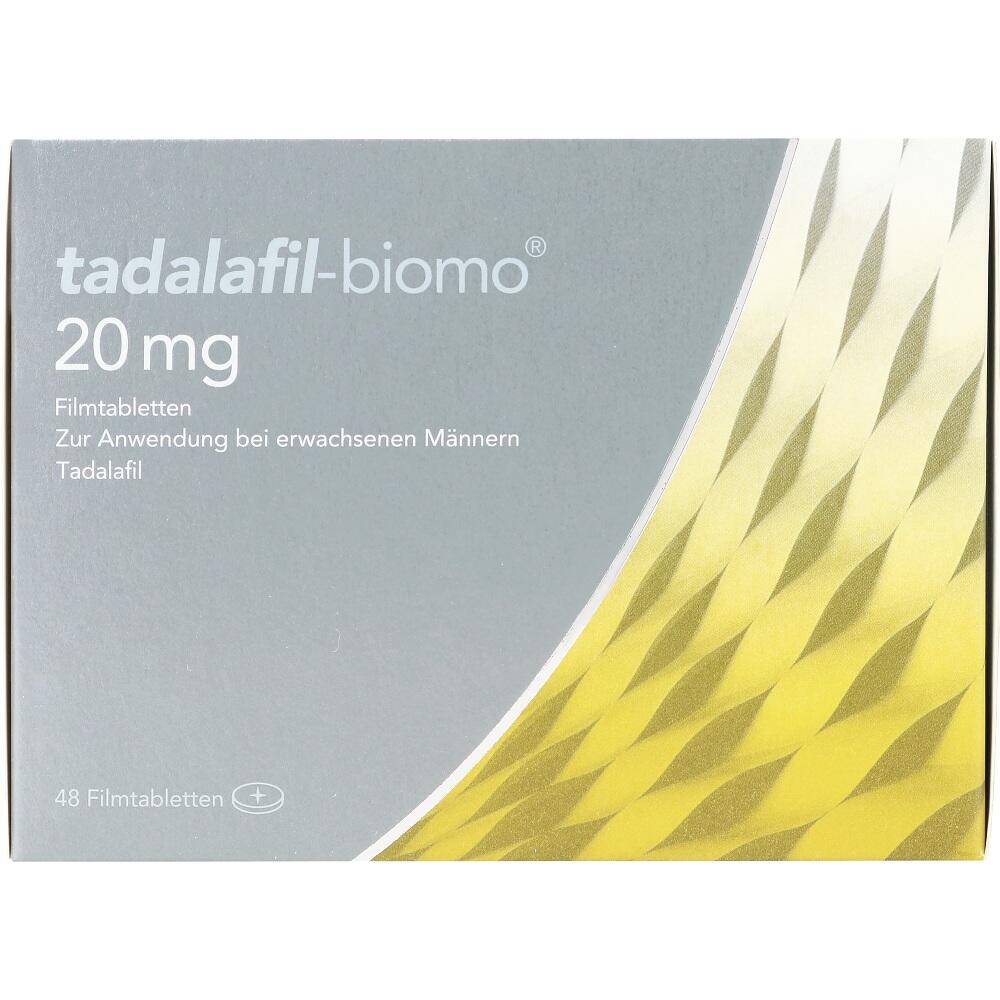 TADALAFIL biomo 20 mg Filmtabletten 48 St Filmtabletten