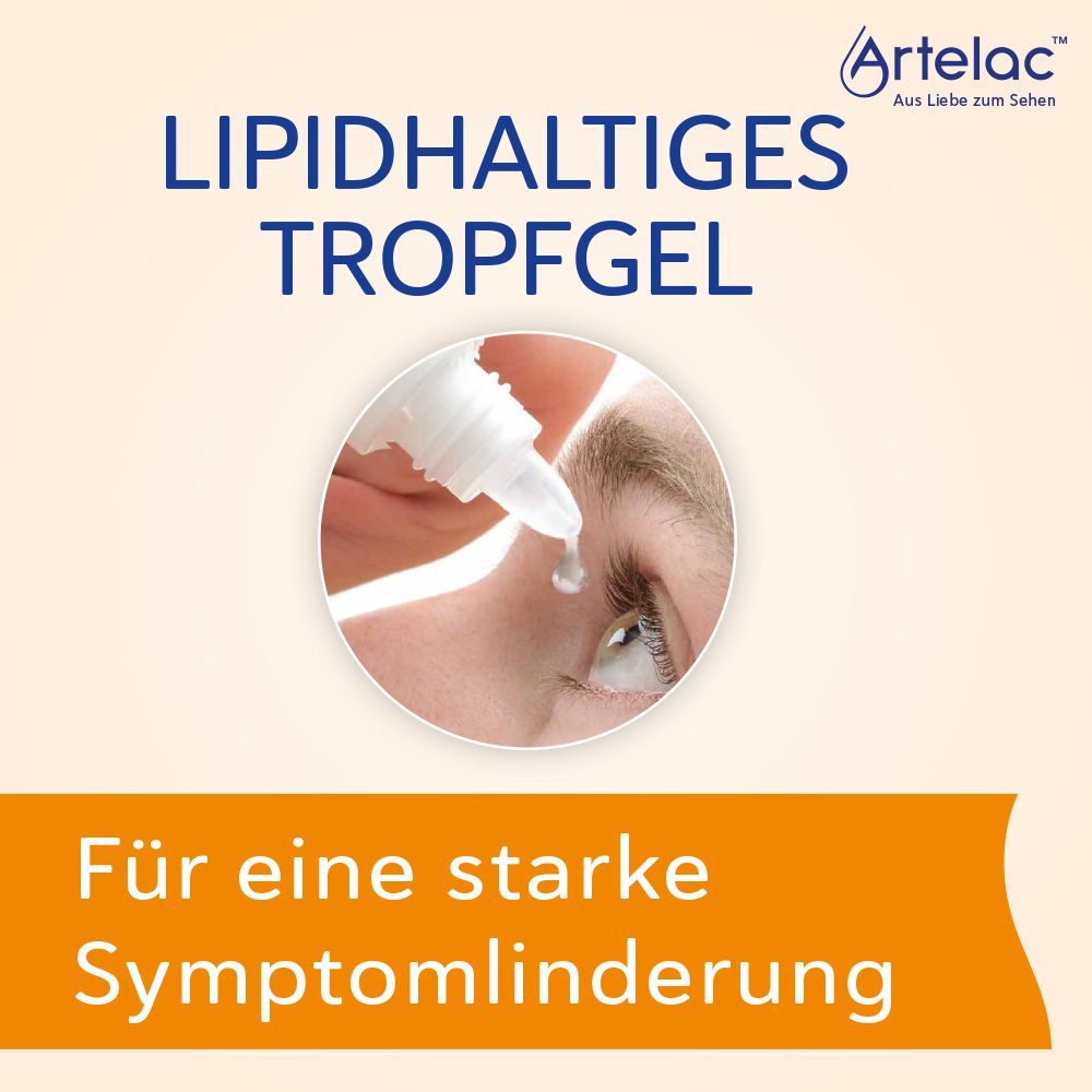 Artelac Lipids Augengeltropfen für stark tränende Augen 3X10 g Augengel