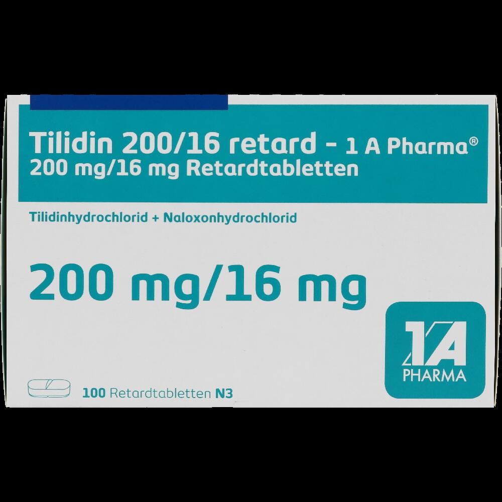 Tilidin 200/16 retard-1 A Pharma 100 St Retard-Tabletten
