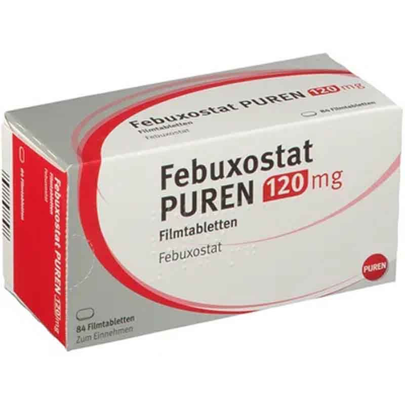 Febuxostat PUREN 120 mg 84 St Filmtabletten
