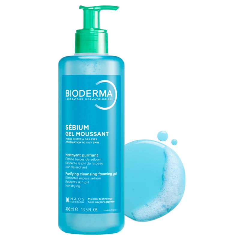 BIODERMA SEBIUM GEL MOUSSANT  400 ml Gel