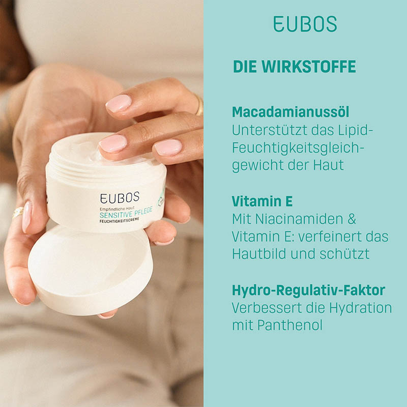 EUBOS SENSITIVE Feuchtigkeitscreme Tagespflege 50 ml Creme