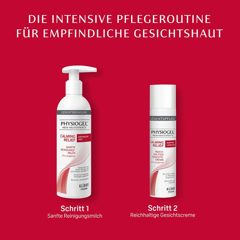 PHYSIOGEL Calming Relief Sanfte Reinigungsmilch empfindliche Haut  200 ml Milch