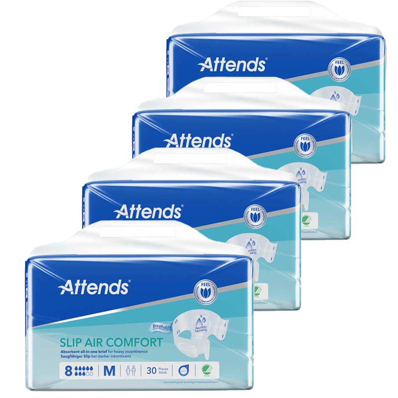 Attends SLIP AIR COMFORT 8 M Box 4X30 St